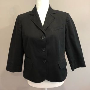 Ann Taylor LOFT black blazer, size 10